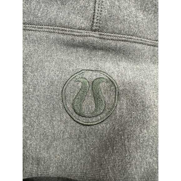 Lululemon Women's 10 Scuba Hoodie Light Cotton Fleece in Dark Olive Green - Picture 9 of 13